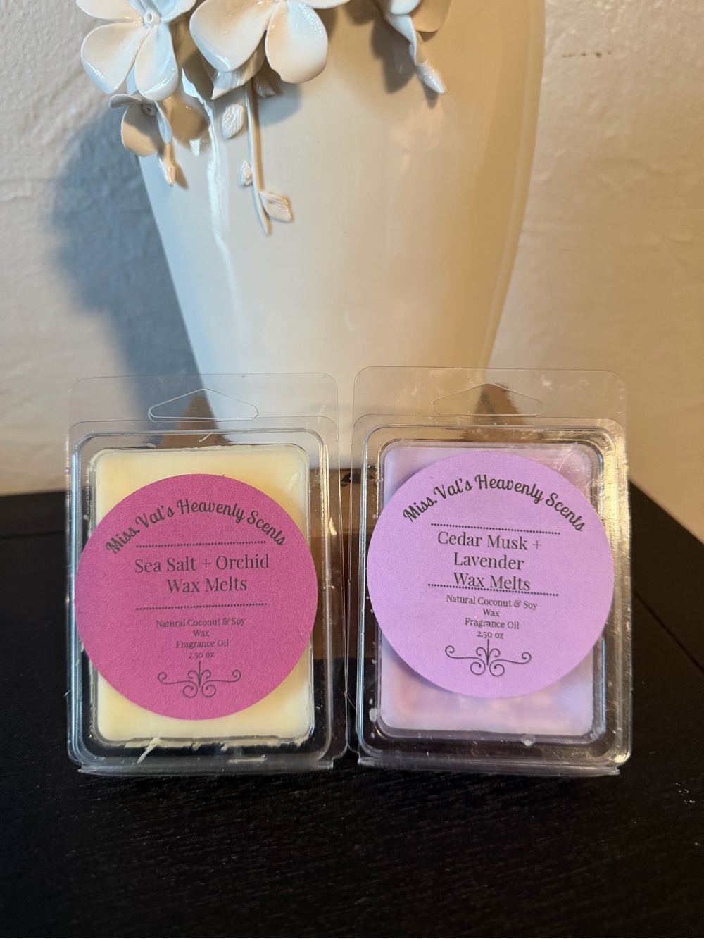 Wax Melt Duo - White & Lavender